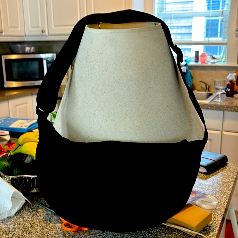 Uniqlo Nylon Sling Black Bag